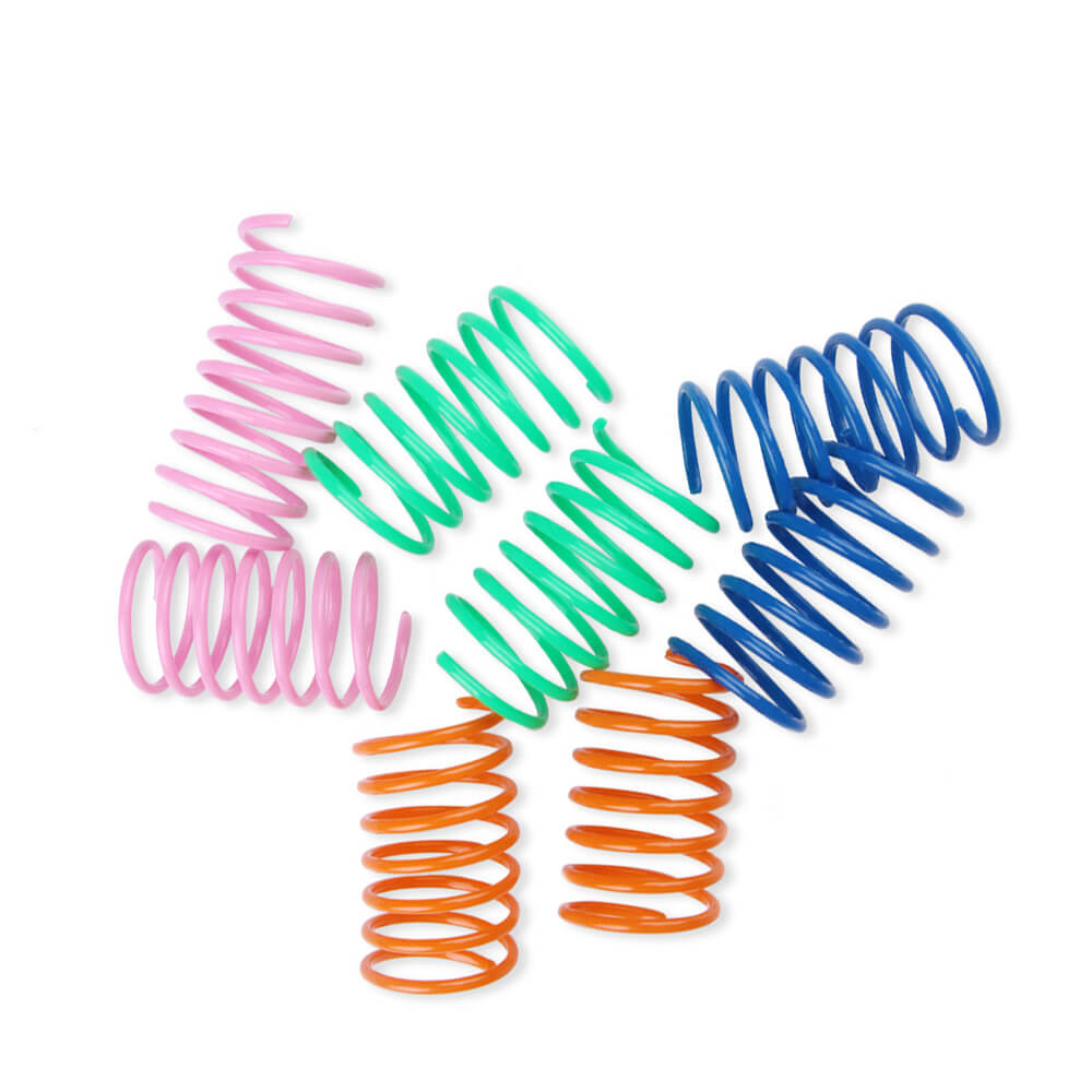 Cat Kittens Toys Plastic Coil Spiral HOTS-PTA009-6