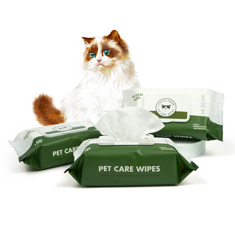 Pet Wipes for Dogs Cats Natural HOTS-PW005-61