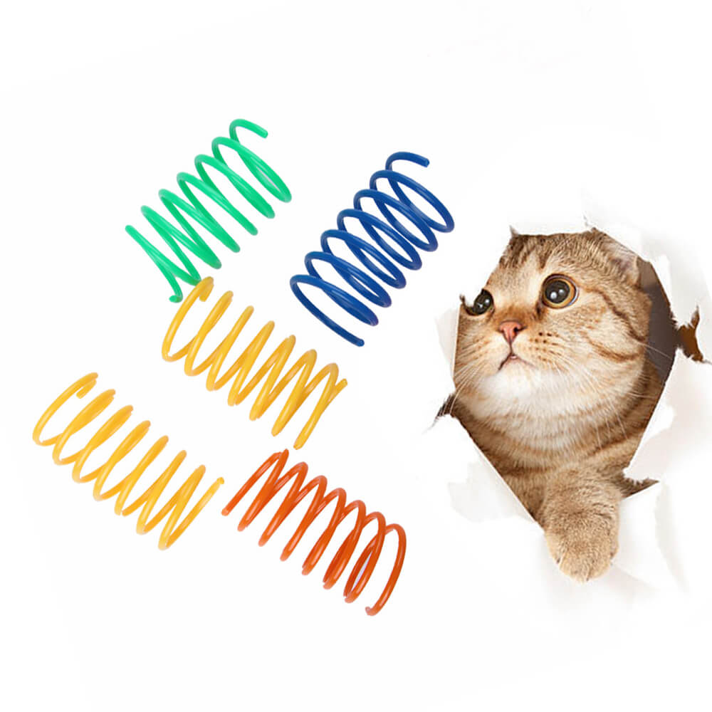 Cat Kittens Toys Plastic Coil HOTS-PTA009-135